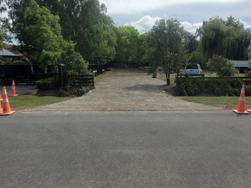 Driveways and earthworks services Canterbury wide